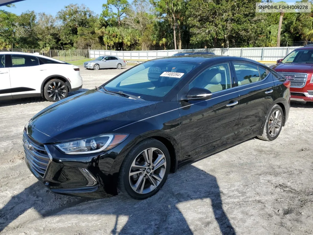 2017 Hyundai Elantra Se VIN: 5NPD84LF0HH009278 Lot: 77400394