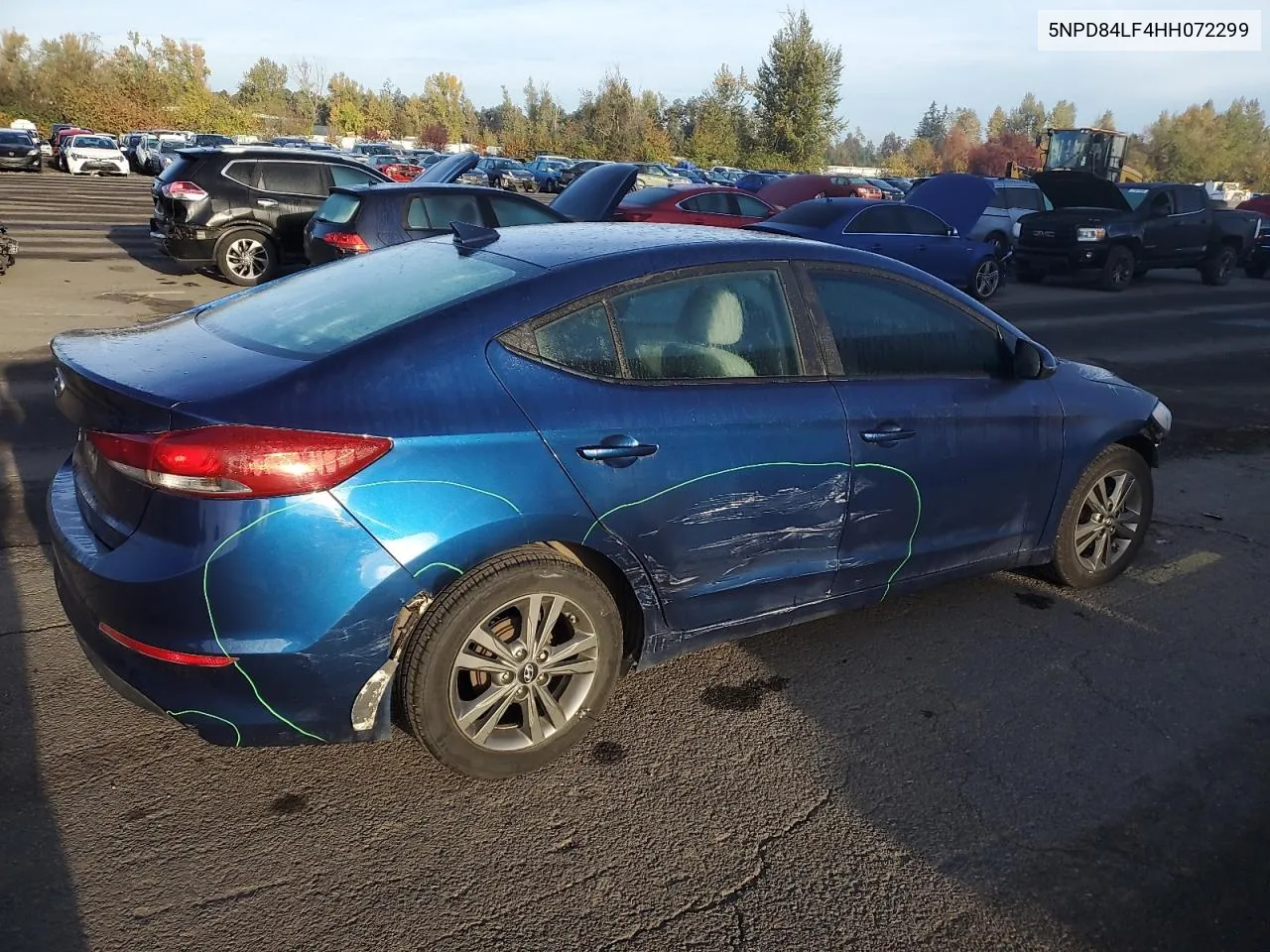 2017 Hyundai Elantra Se VIN: 5NPD84LF4HH072299 Lot: 77663704