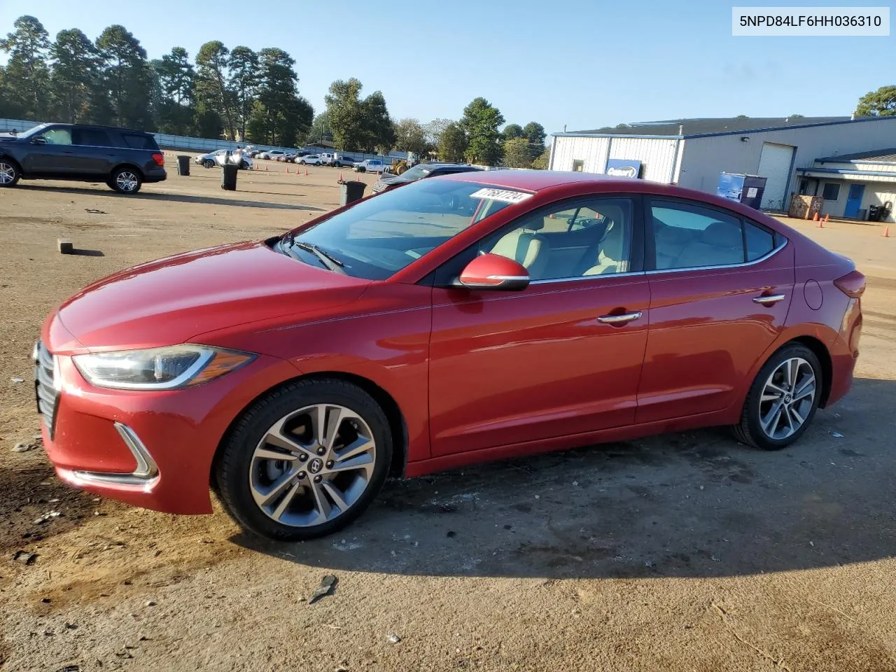 2017 Hyundai Elantra Se VIN: 5NPD84LF6HH036310 Lot: 77687724