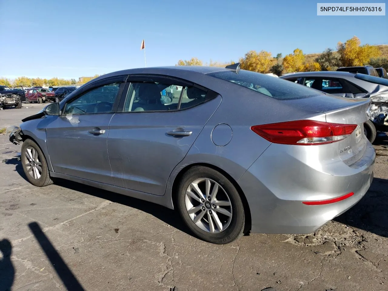 2017 Hyundai Elantra Se VIN: 5NPD74LF5HH076316 Lot: 77760864