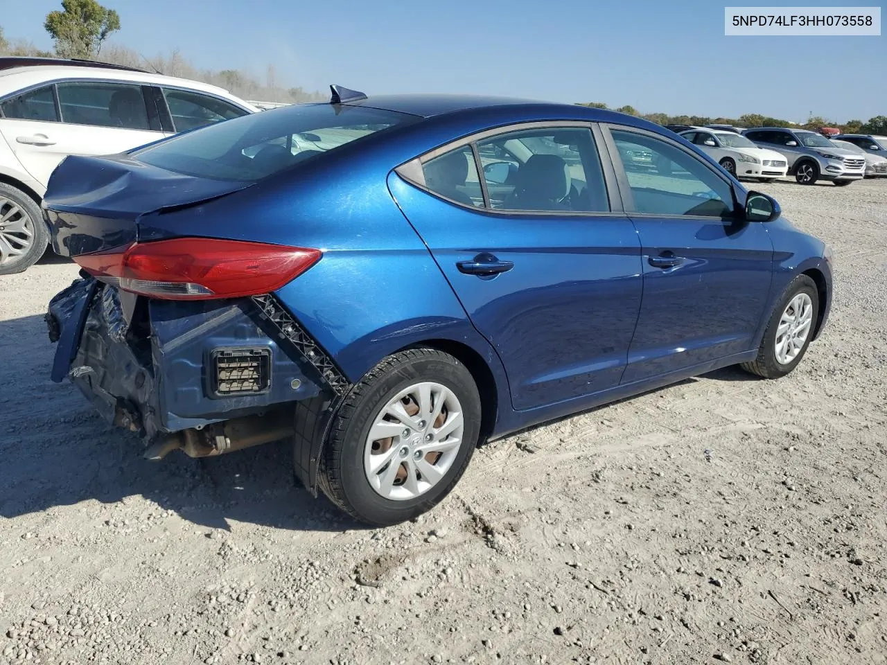 2017 Hyundai Elantra Se VIN: 5NPD74LF3HH073558 Lot: 77865184