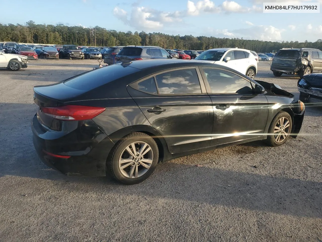 2017 Hyundai Elantra Se VIN: KMHD84LF7HU179932 Lot: 79014434