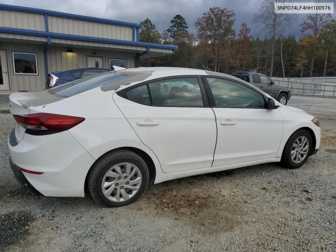 2017 Hyundai Elantra Se VIN: 5NPD74LF4HH100976 Lot: 79249934