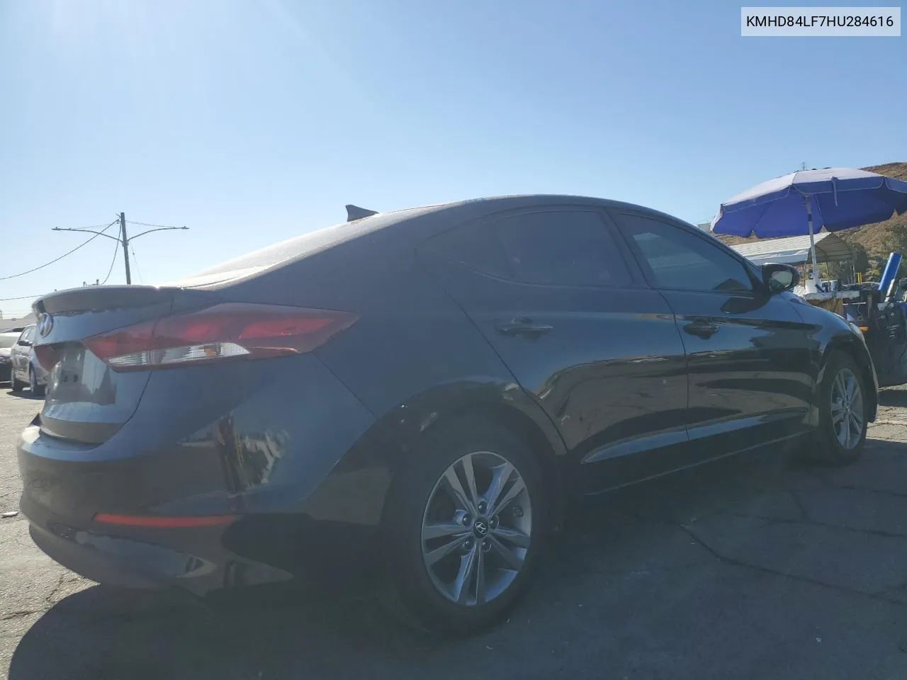 2017 Hyundai Elantra Se VIN: KMHD84LF7HU284616 Lot: 79971534