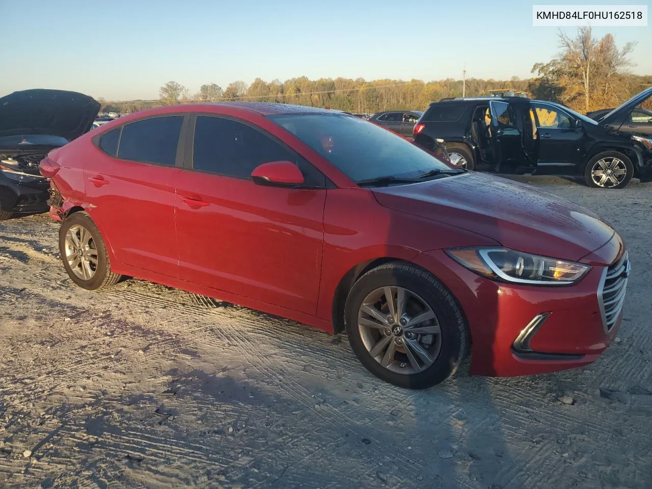 2017 Hyundai Elantra Se VIN: KMHD84LF0HU162518 Lot: 80303354