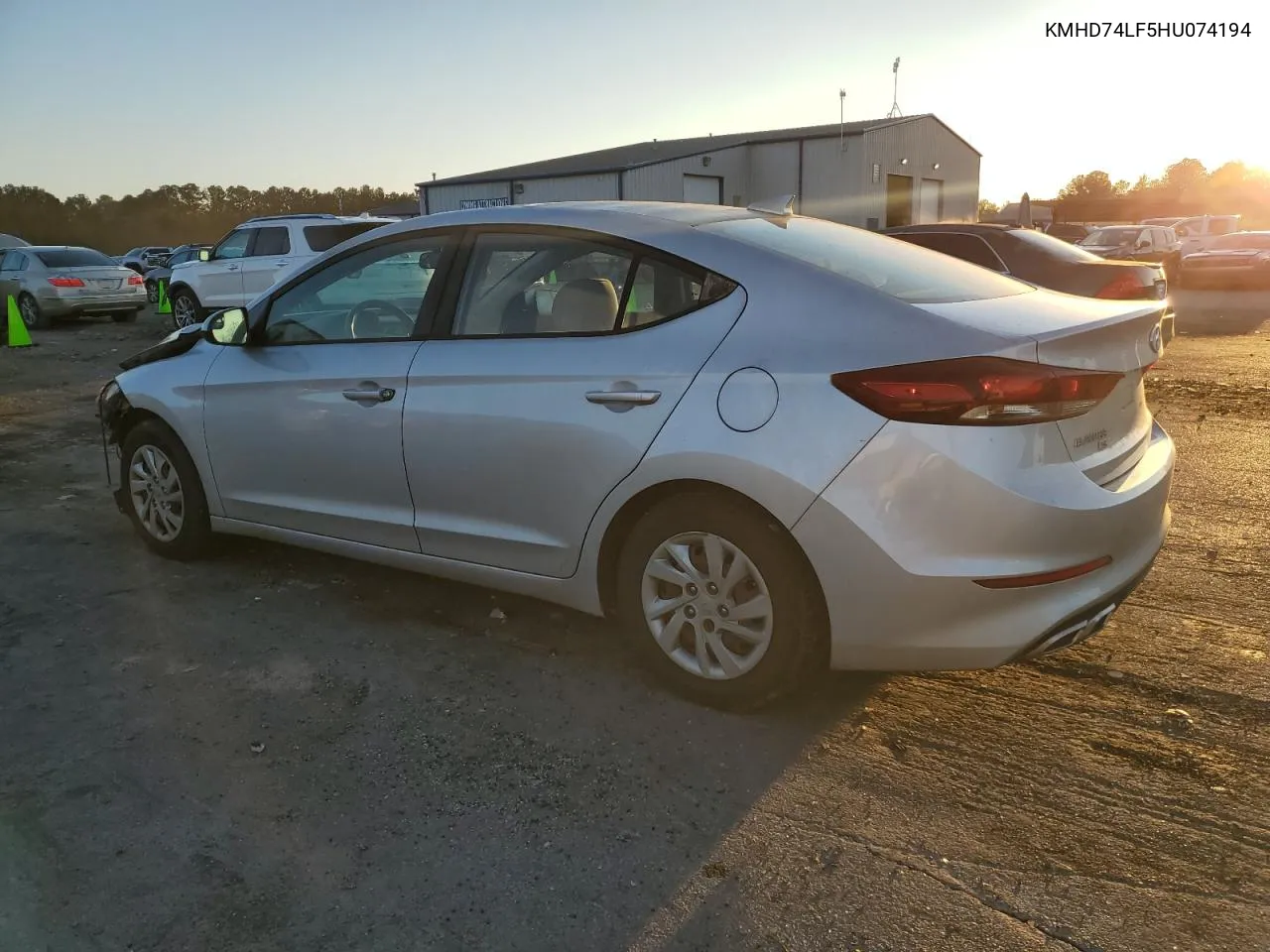 2017 Hyundai Elantra Se VIN: KMHD74LF5HU074194 Lot: 80450904