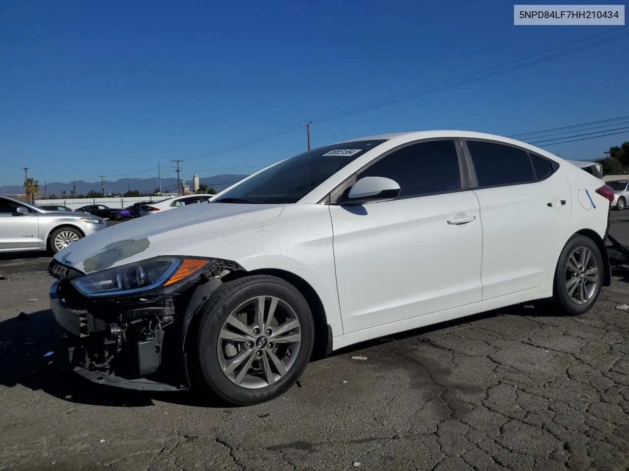 2017 Hyundai Elantra Se VIN: 5NPD84LF7HH210434 Lot: 80551564