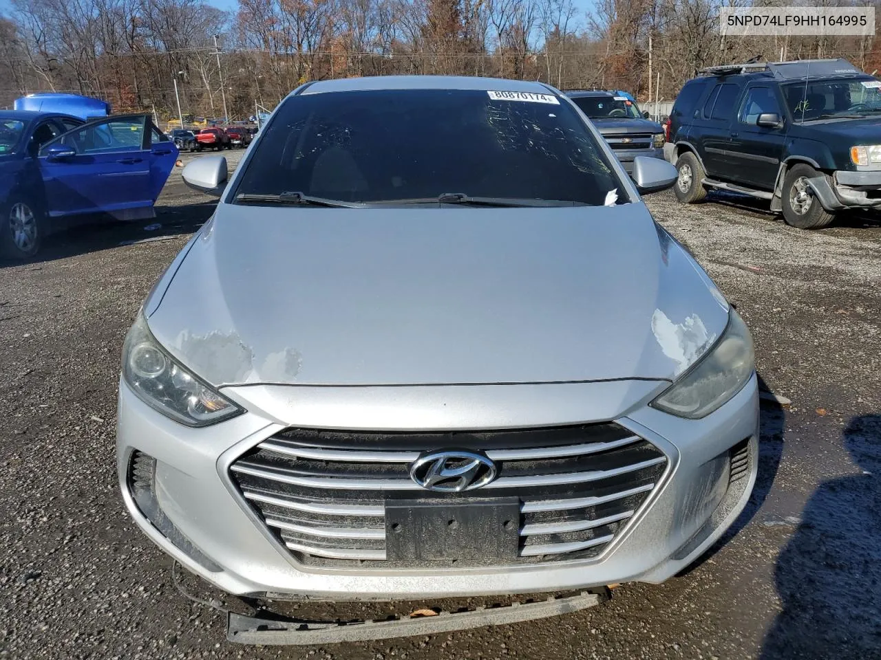 2017 Hyundai Elantra Se VIN: 5NPD74LF9HH164995 Lot: 80870174