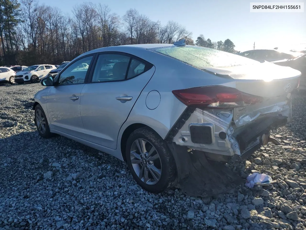 2017 Hyundai Elantra Se VIN: 5NPD84LF2HH155651 Lot: 80961144