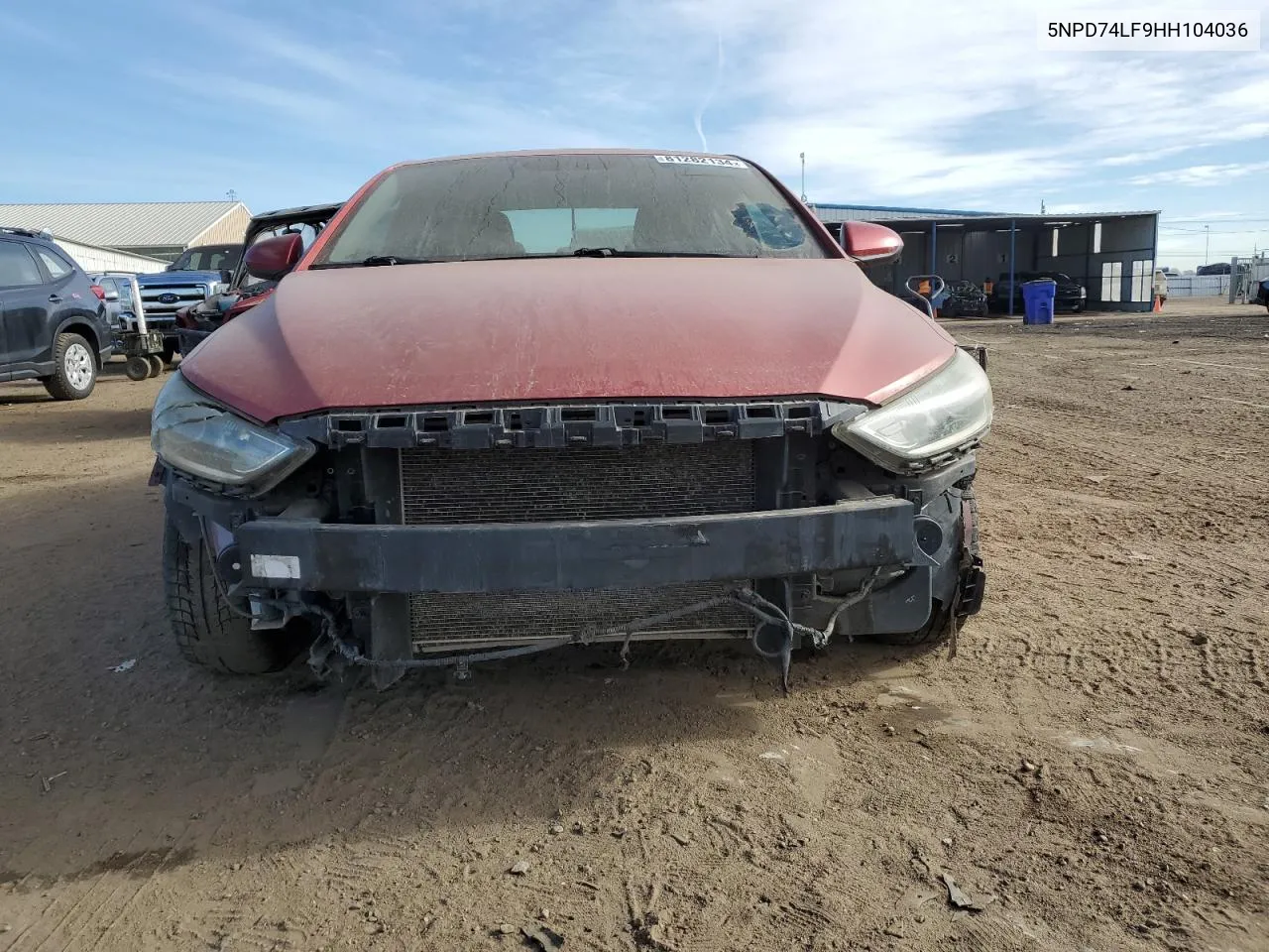 2017 Hyundai Elantra Se VIN: 5NPD74LF9HH104036 Lot: 81282134