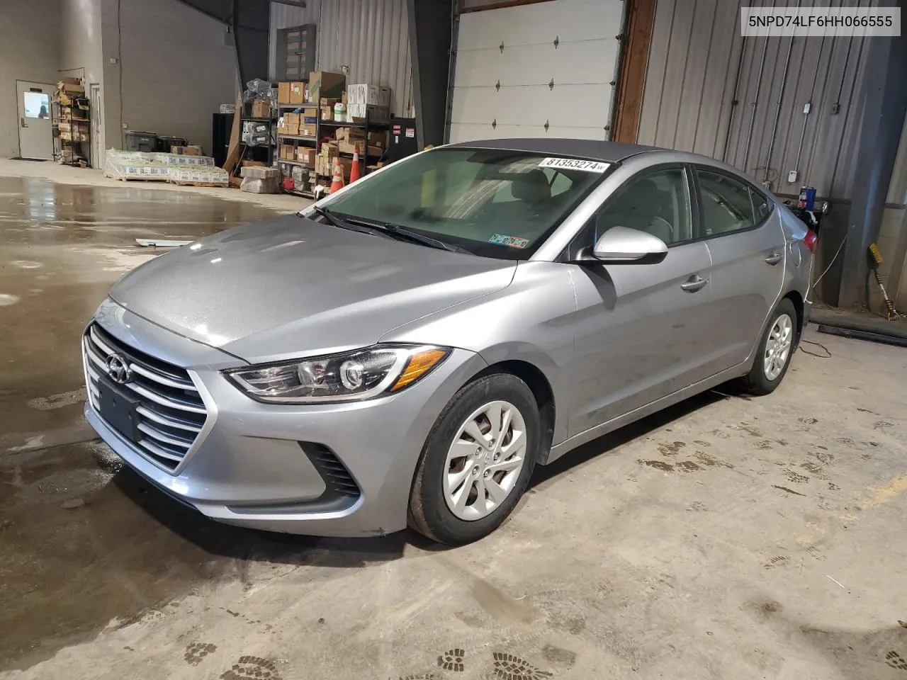 2017 Hyundai Elantra Se VIN: 5NPD74LF6HH066555 Lot: 81353274