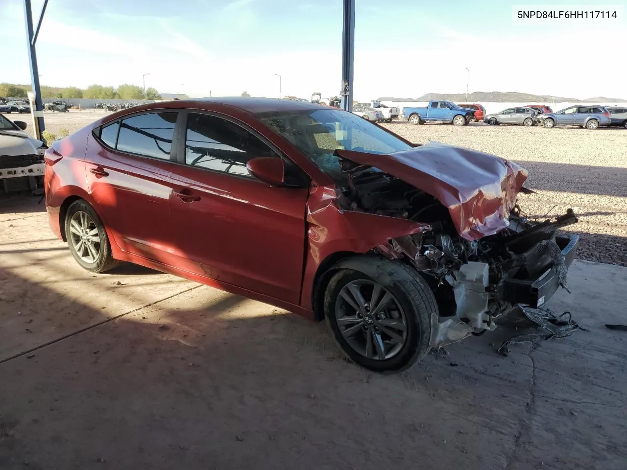 2017 Hyundai Elantra Se VIN: 5NPD84LF6HH117114 Lot: 81415994