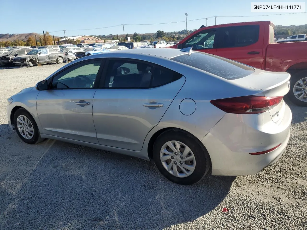 2017 Hyundai Elantra Se VIN: 5NPD74LF4HH141771 Lot: 81426554