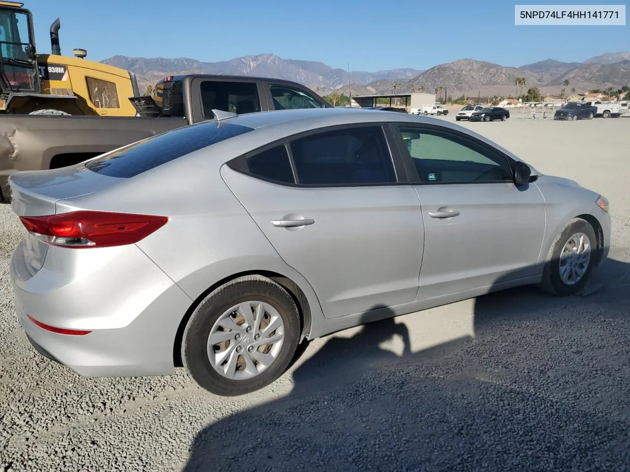 2017 Hyundai Elantra Se VIN: 5NPD74LF4HH141771 Lot: 81426554