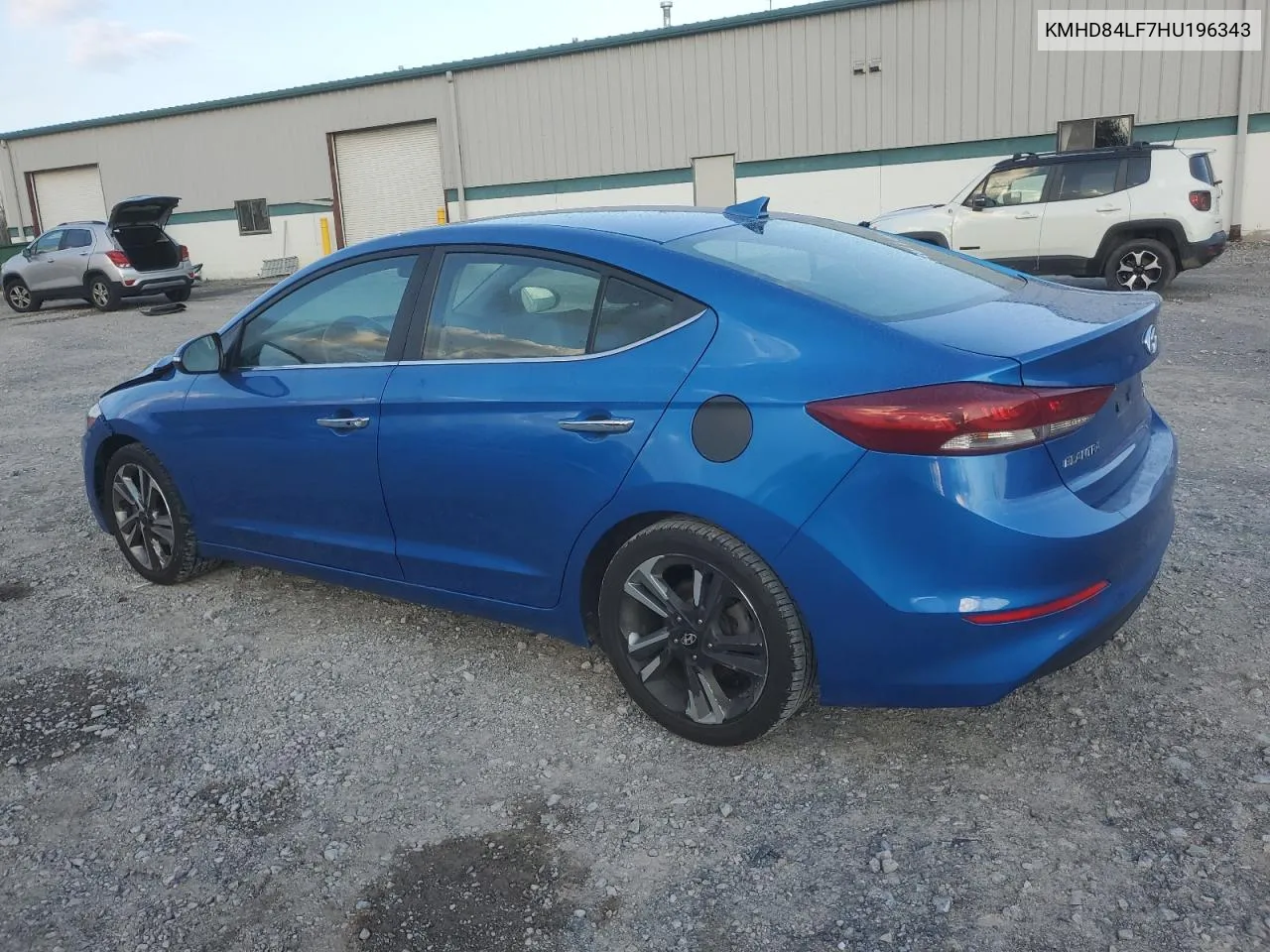 2017 Hyundai Elantra Se VIN: KMHD84LF7HU196343 Lot: 81510614