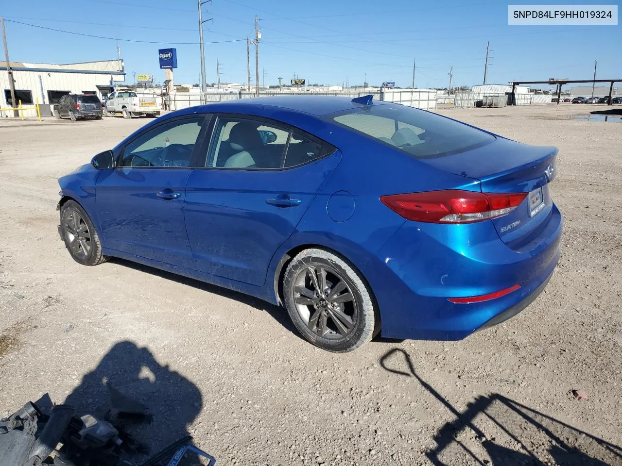 2017 Hyundai Elantra Se VIN: 5NPD84LF9HH019324 Lot: 81736924