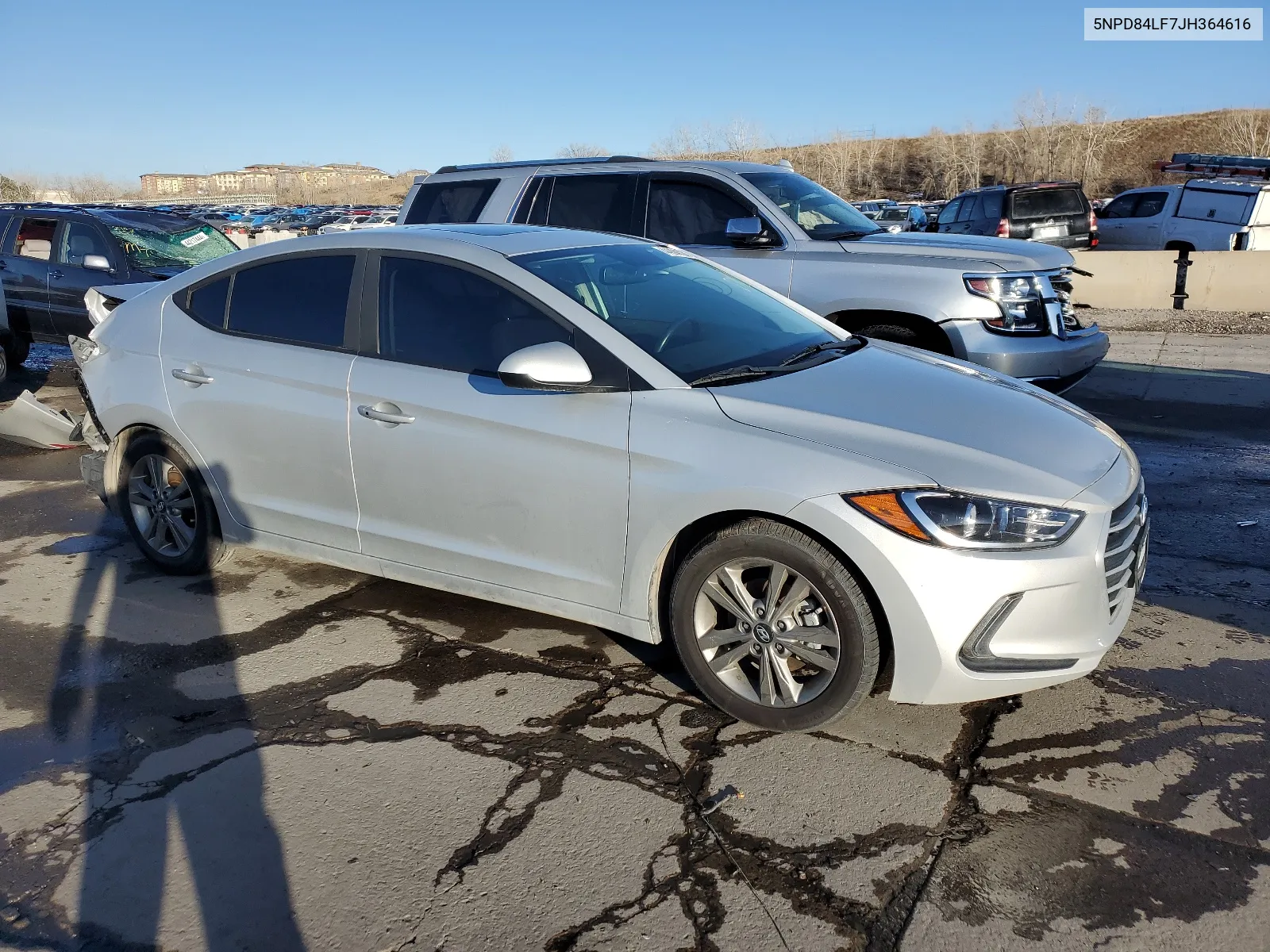 2018 Hyundai Elantra Sel VIN: 5NPD84LF7JH364616 Lot: 44994724