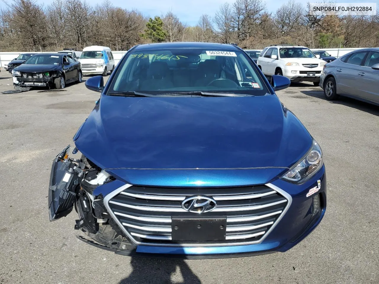 5NPD84LF0JH292884 2018 Hyundai Elantra Sel