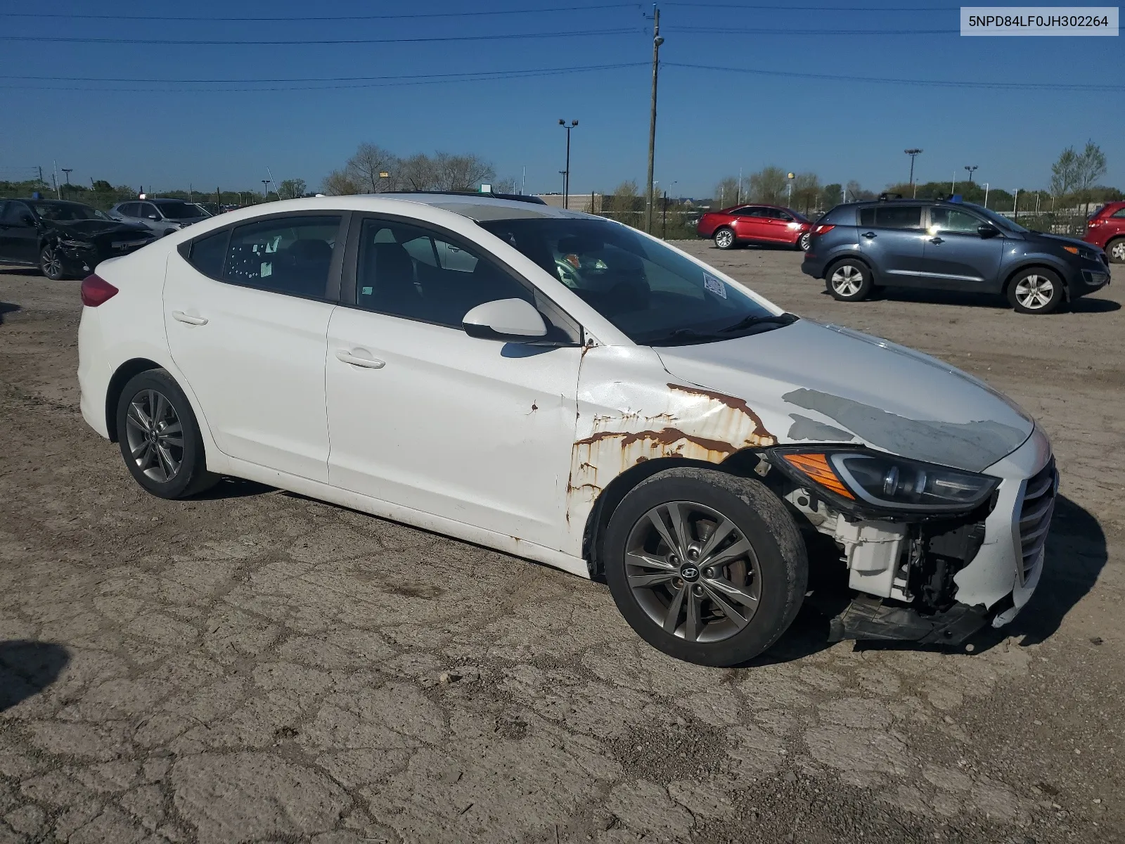 5NPD84LF0JH302264 2018 Hyundai Elantra Sel