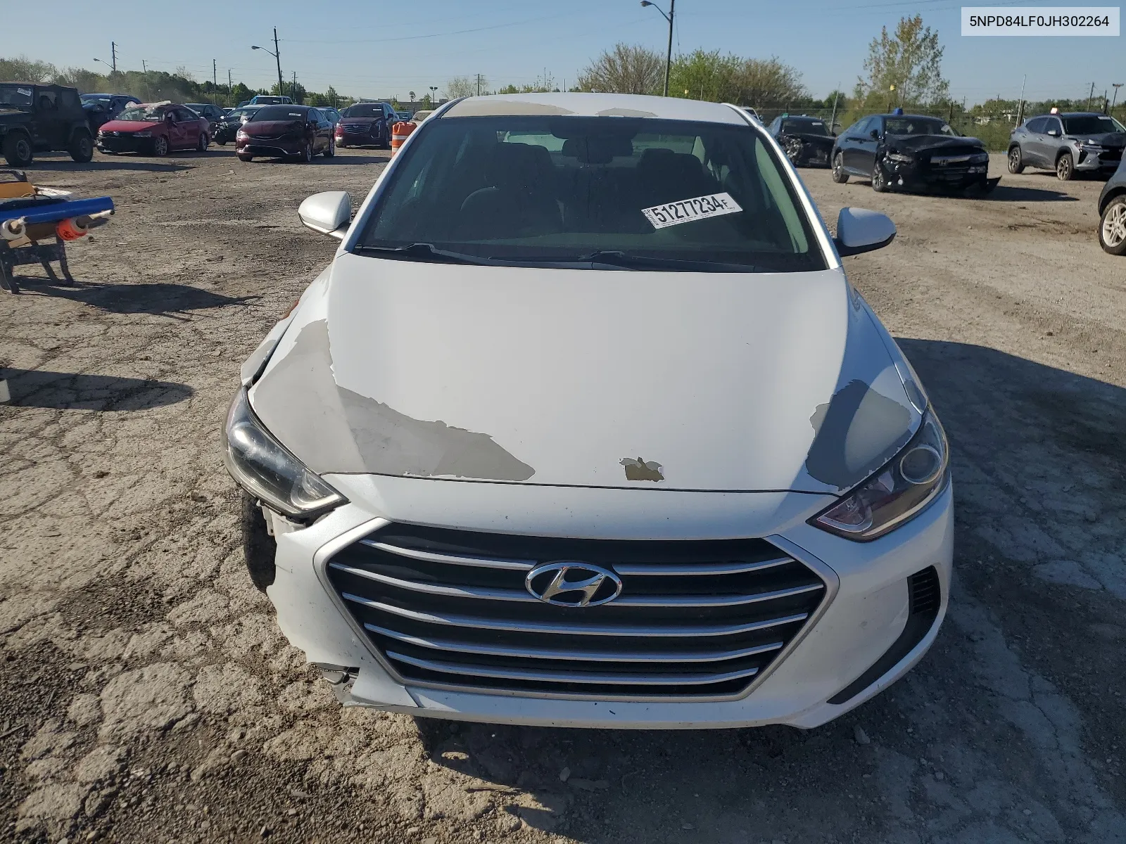 2018 Hyundai Elantra Sel VIN: 5NPD84LF0JH302264 Lot: 51277234