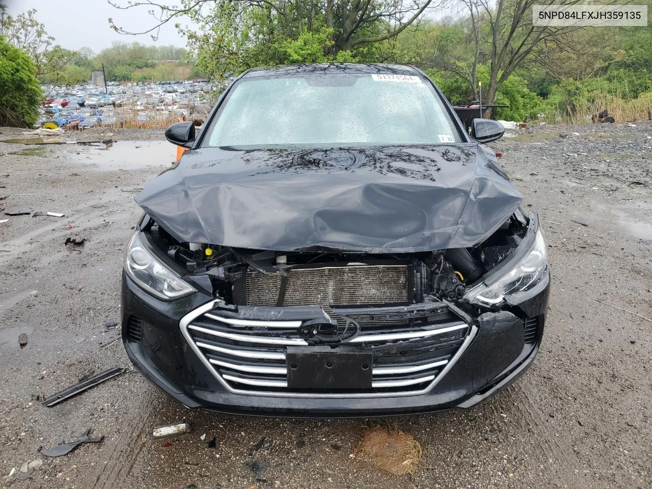 5NPD84LFXJH359135 2018 Hyundai Elantra Sel