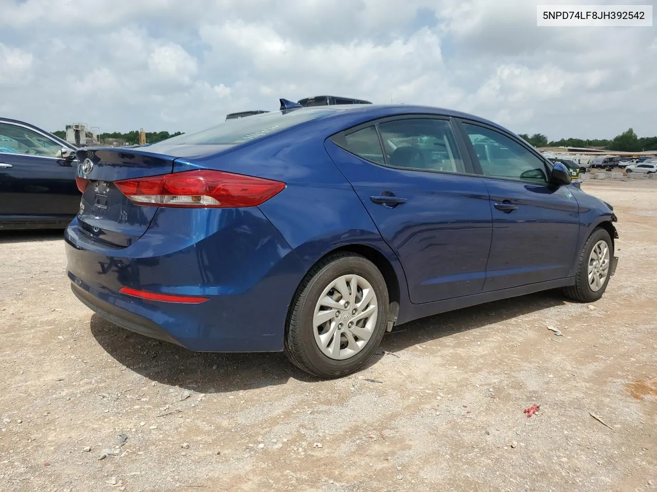 5NPD74LF8JH392542 2018 Hyundai Elantra Se