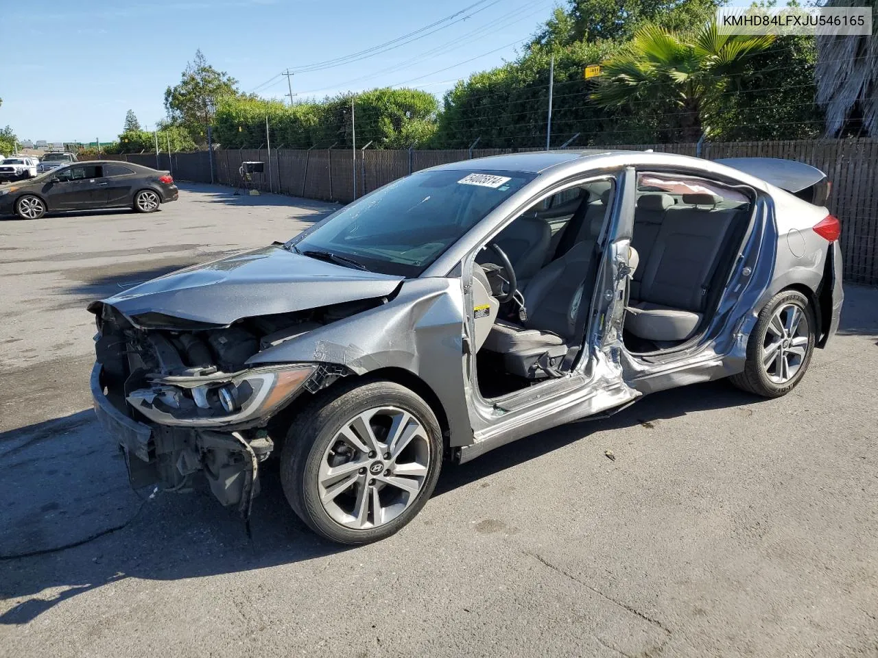 KMHD84LFXJU546165 2018 Hyundai Elantra Sel