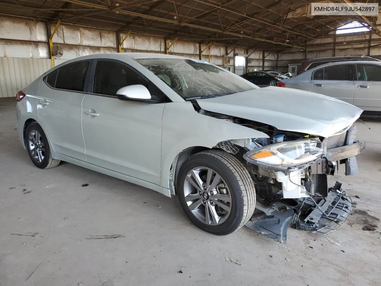 KMHD84LF9JU542897 2018 Hyundai Elantra Sel