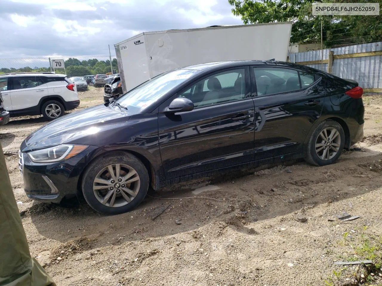 2018 Hyundai Elantra Sel VIN: 5NPD84LF6JH262059 Lot: 55895124