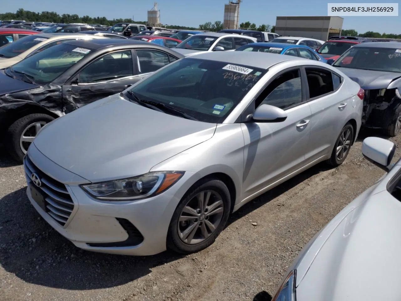 2018 Hyundai Elantra Sel VIN: 5NPD84LF3JH256929 Lot: 55965664