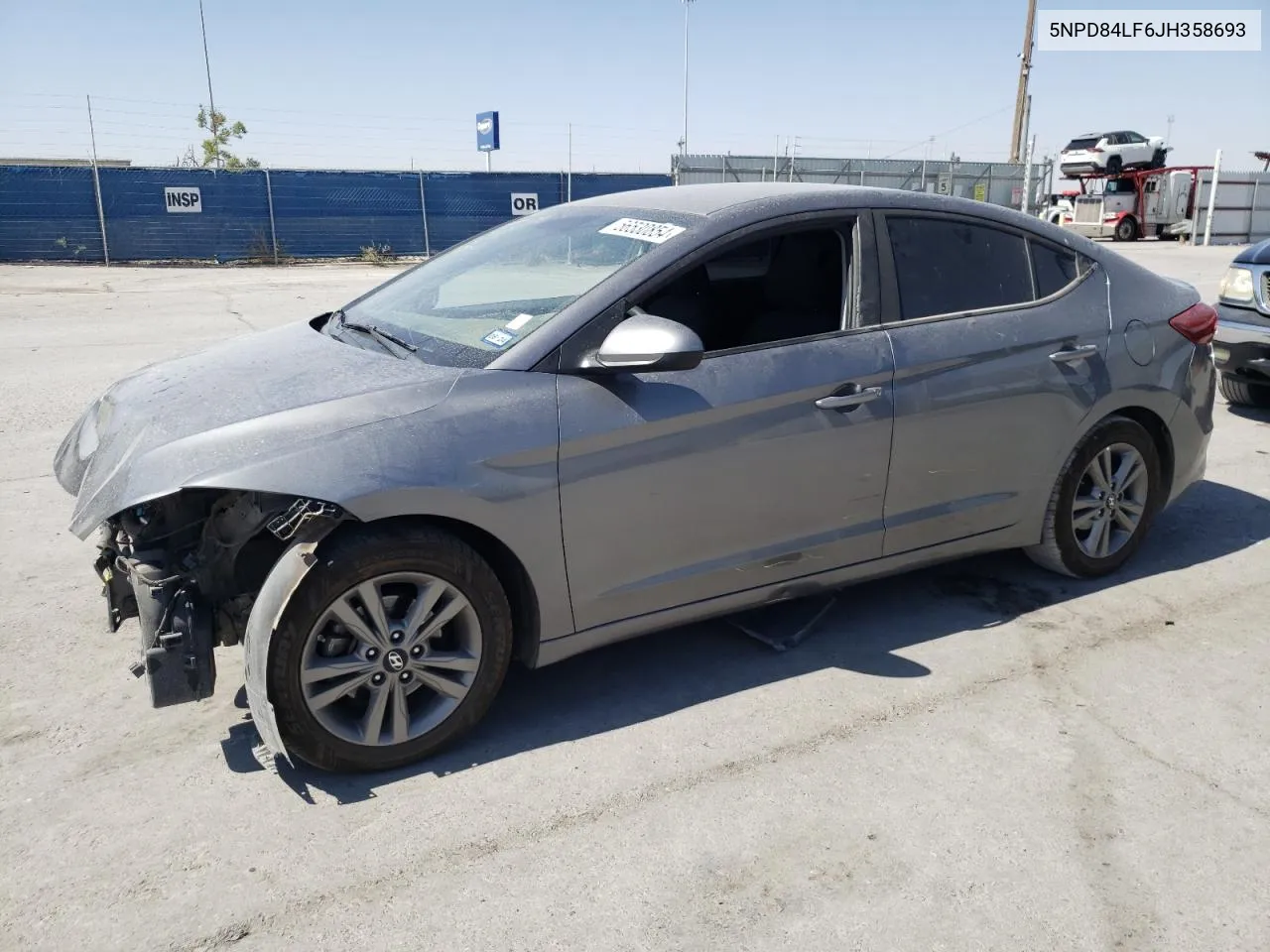 5NPD84LF6JH358693 2018 Hyundai Elantra Sel