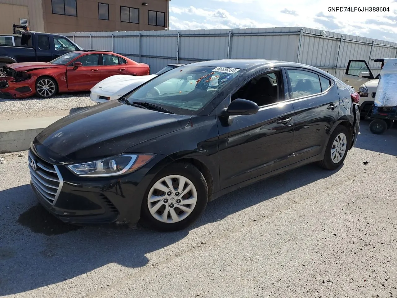 2018 Hyundai Elantra Se VIN: 5NPD74LF6JH388604 Lot: 56636334