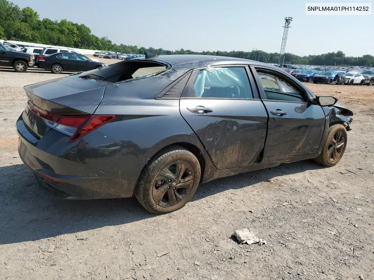 2018 Hyundai Elantra Sel VIN: 5NPLM4AG1PH114252 Lot: 57383214