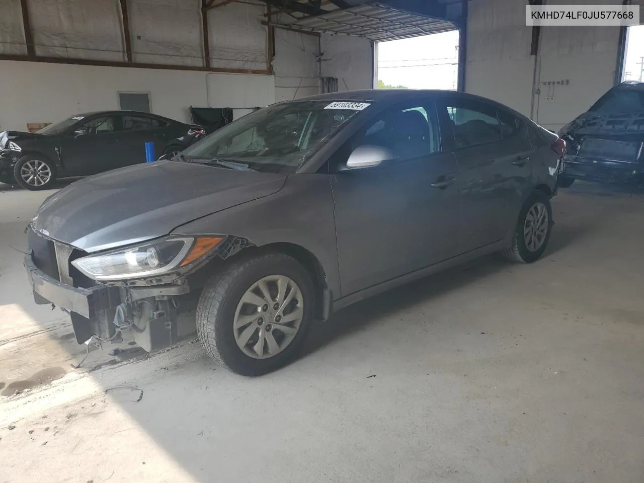 KMHD74LF0JU577668 2018 Hyundai Elantra Se