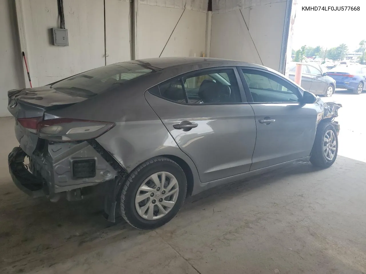 2018 Hyundai Elantra Se VIN: KMHD74LF0JU577668 Lot: 59103334