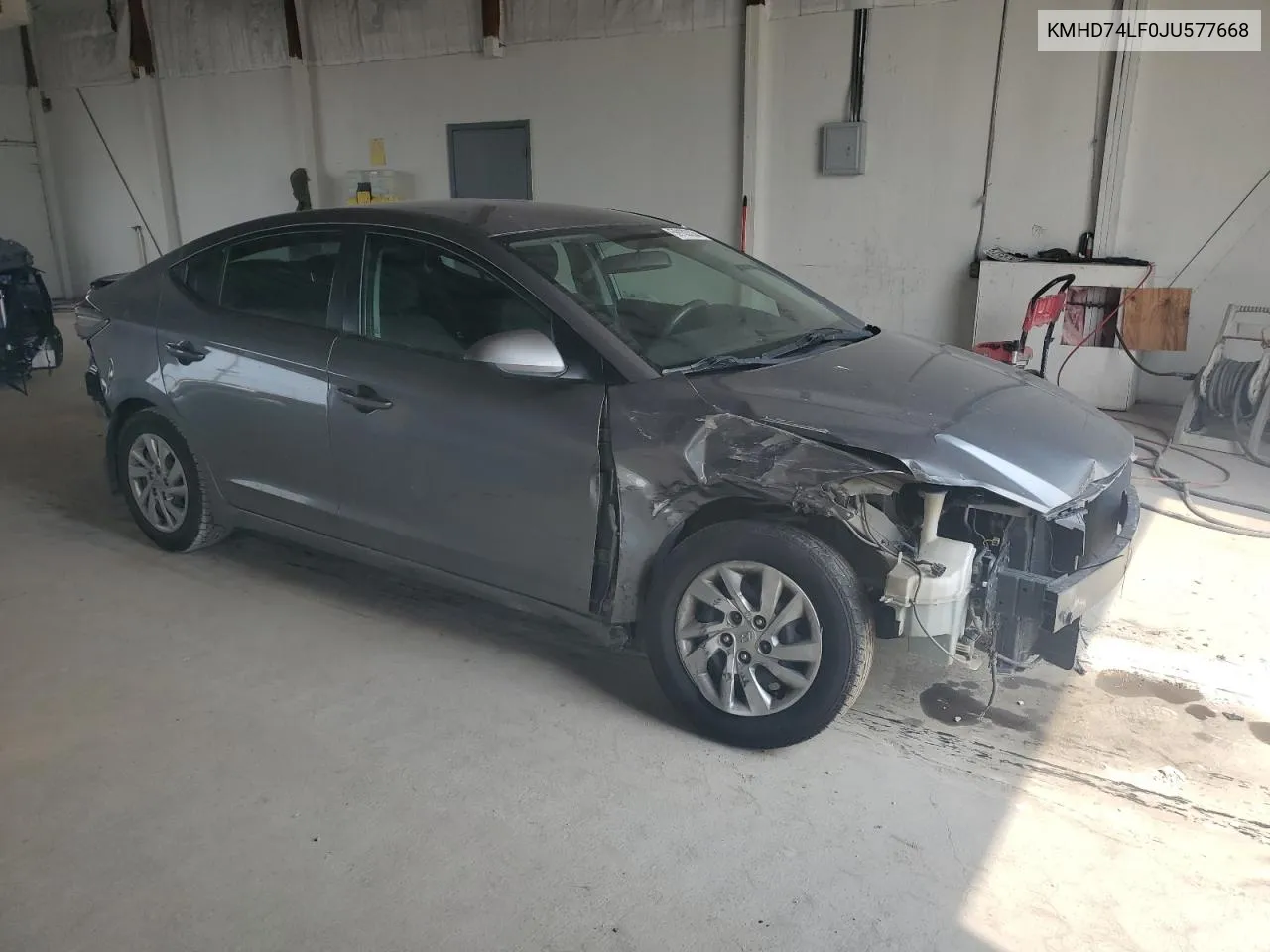 2018 Hyundai Elantra Se VIN: KMHD74LF0JU577668 Lot: 59103334