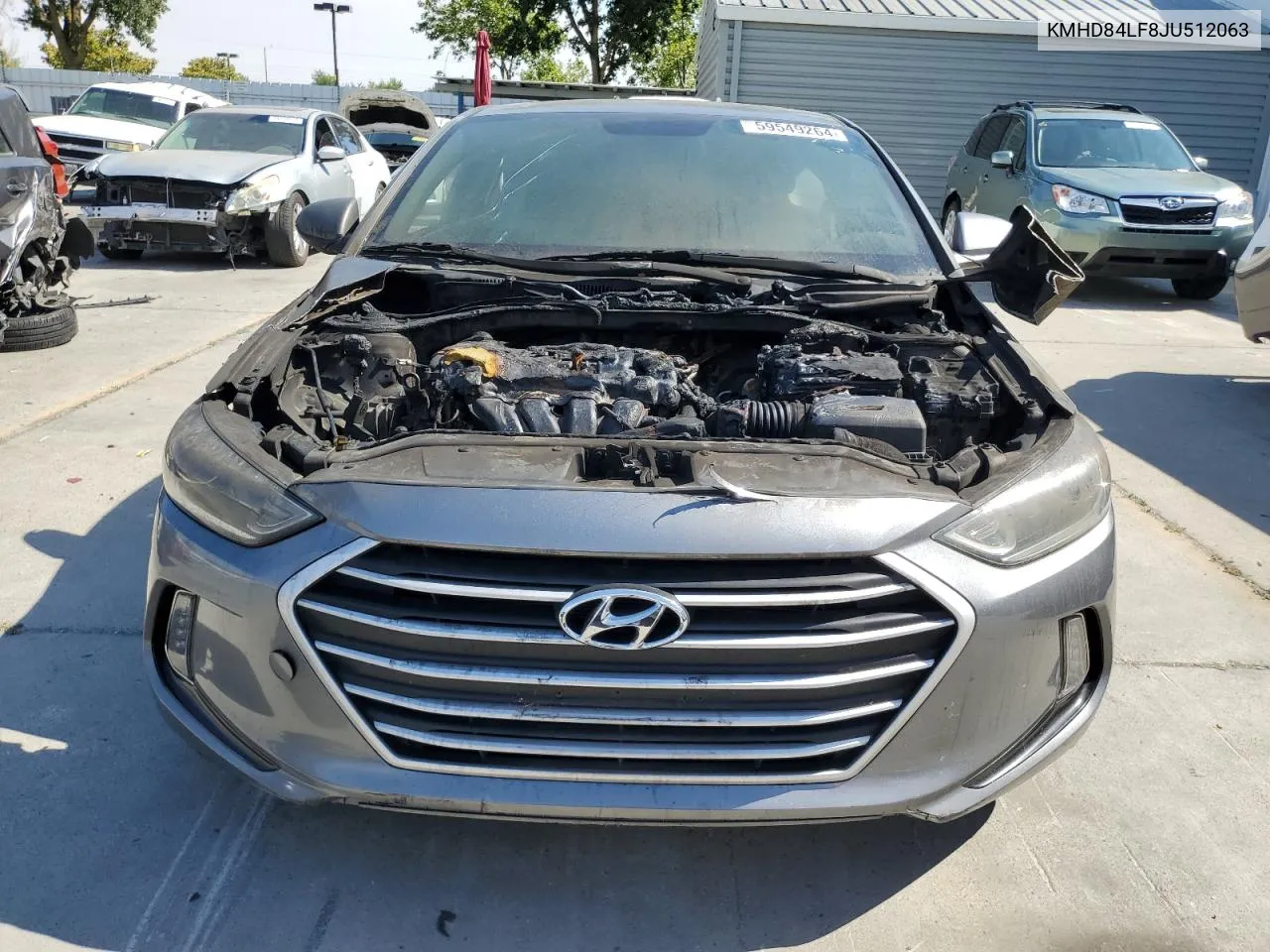 KMHD84LF8JU512063 2018 Hyundai Elantra Sel