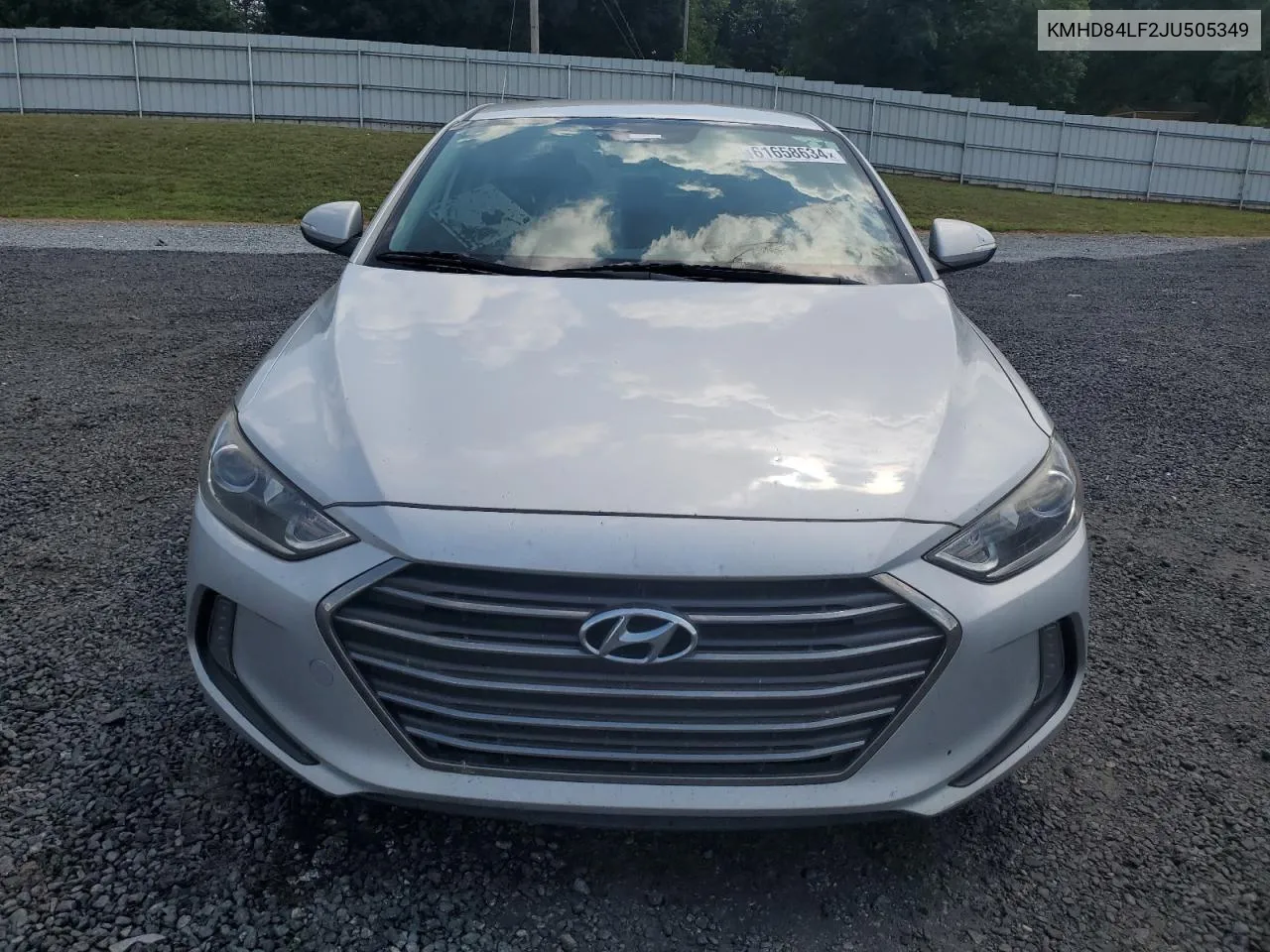 KMHD84LF2JU505349 2018 Hyundai Elantra Sel