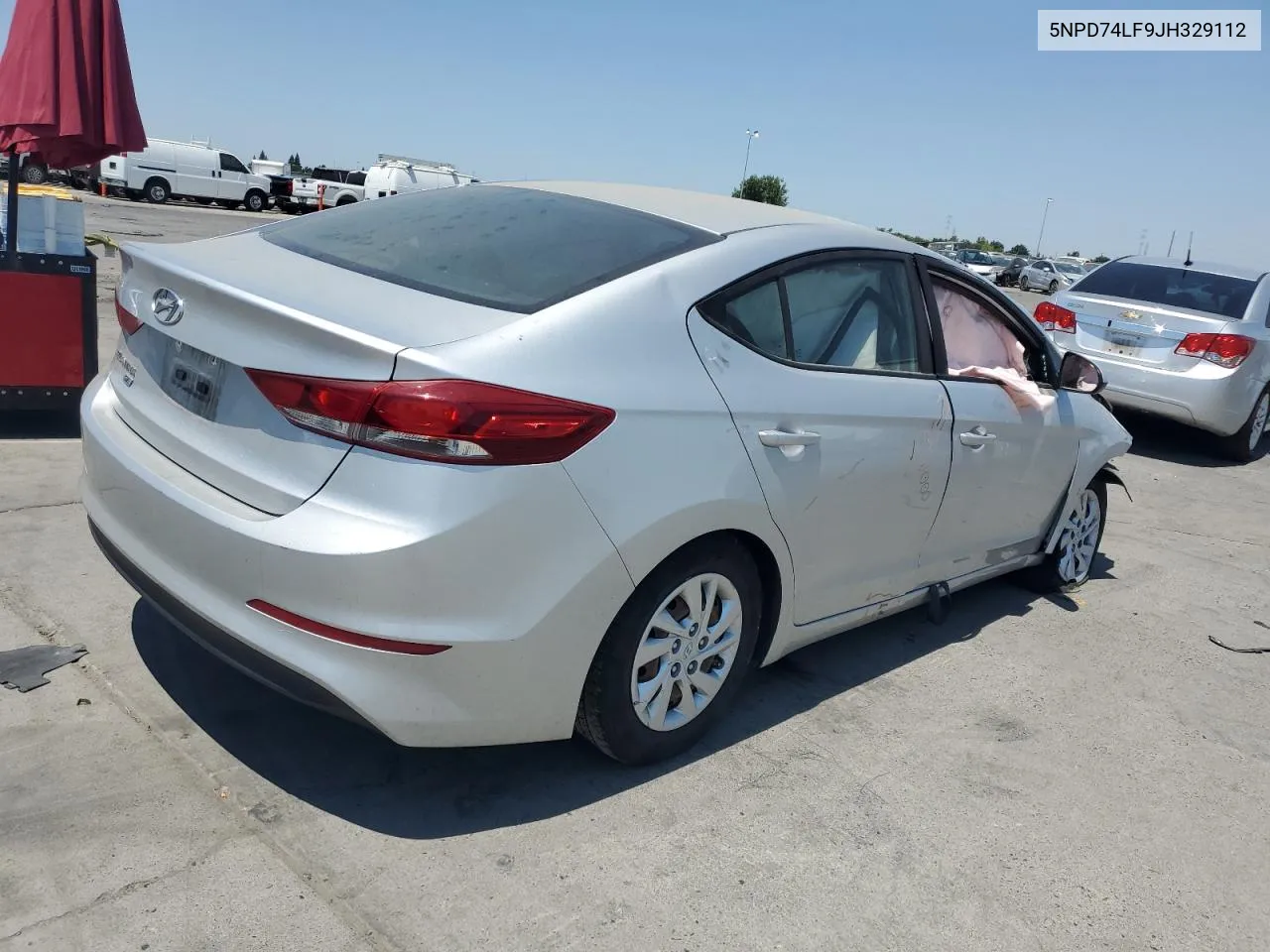 5NPD74LF9JH329112 2018 Hyundai Elantra Se