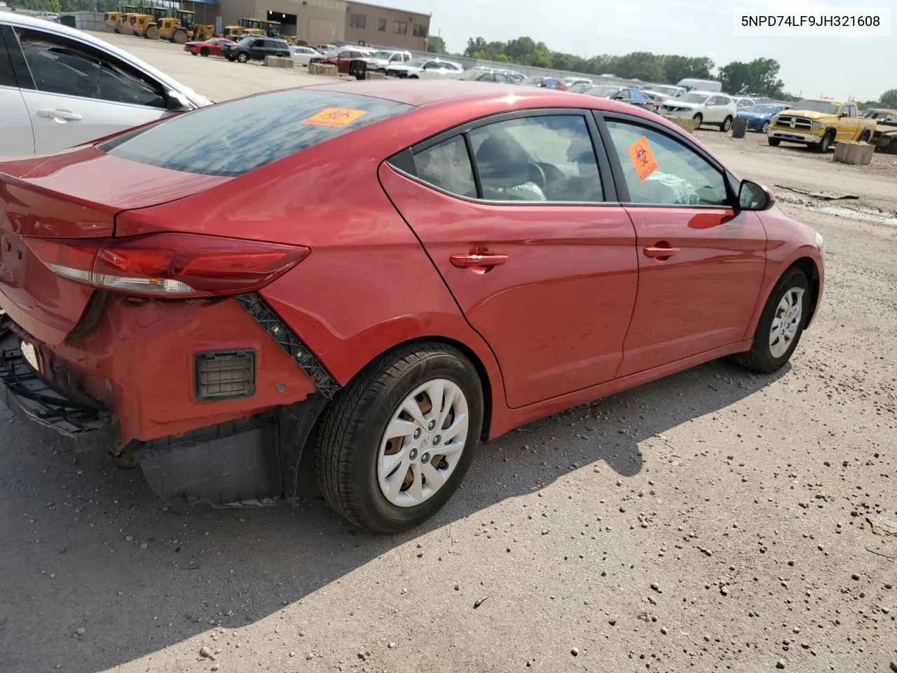 5NPD74LF9JH321608 2018 Hyundai Elantra Se