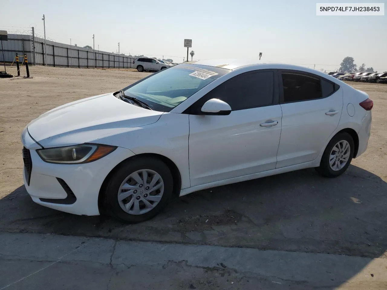 5NPD74LF7JH238453 2018 Hyundai Elantra Se