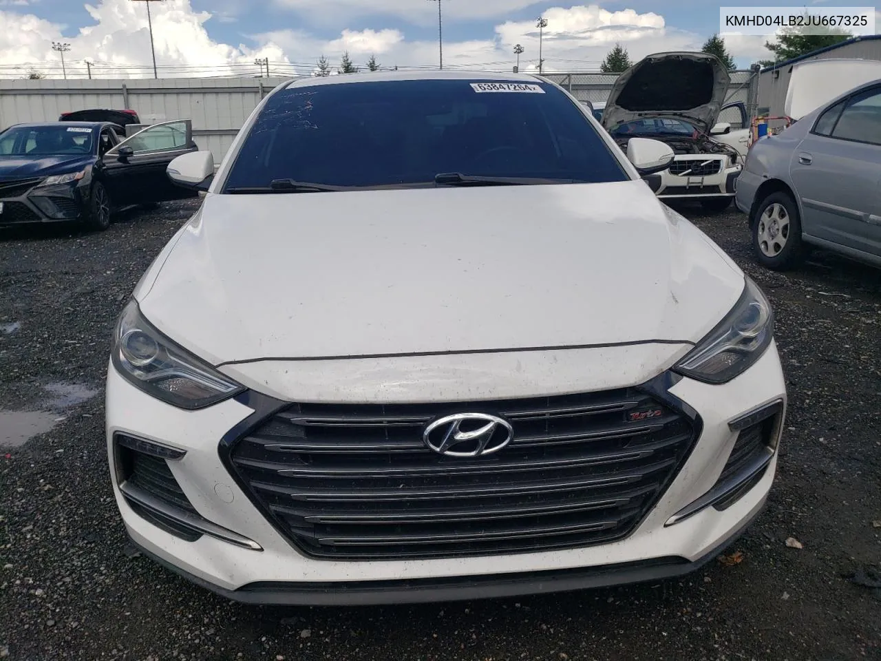 KMHD04LB2JU667325 2018 Hyundai Elantra Sport