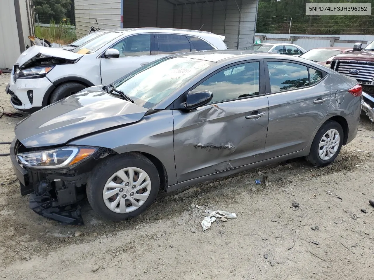 2018 Hyundai Elantra Se VIN: 5NPD74LF3JH396952 Lot: 63857274