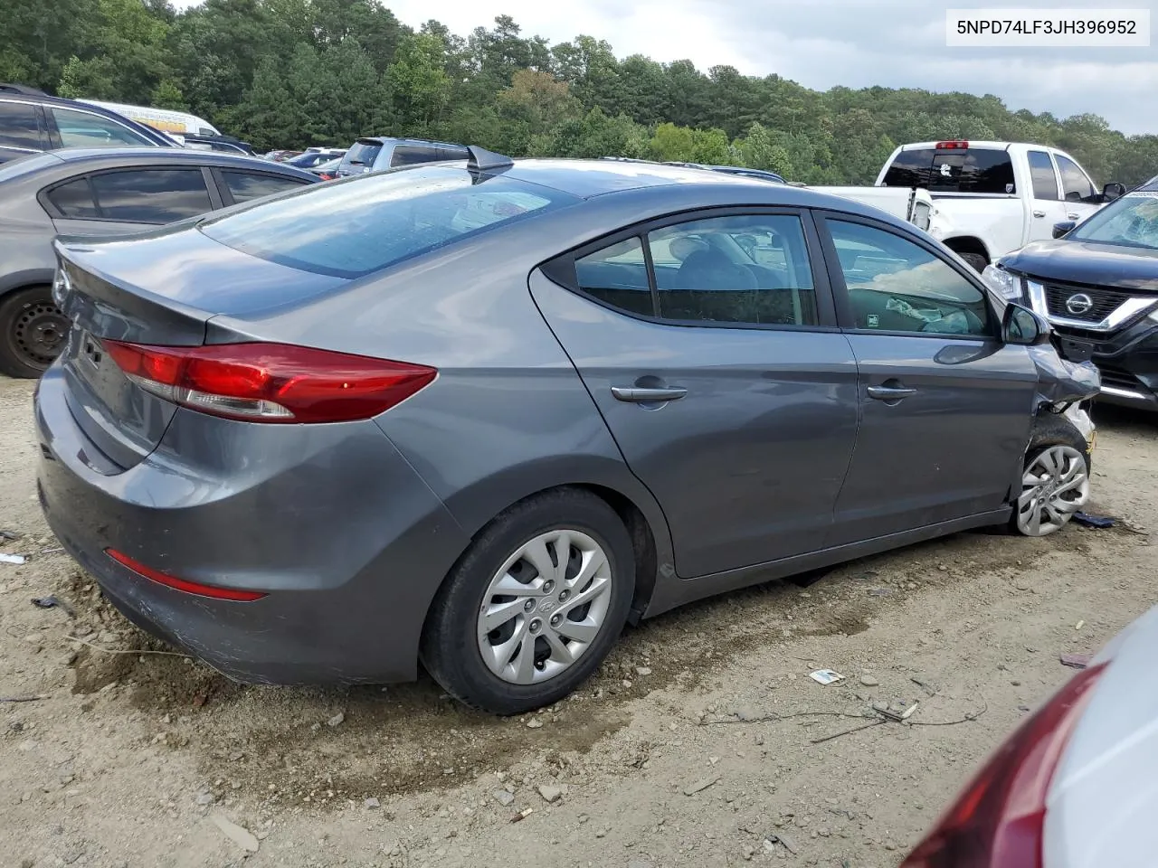 2018 Hyundai Elantra Se VIN: 5NPD74LF3JH396952 Lot: 63857274