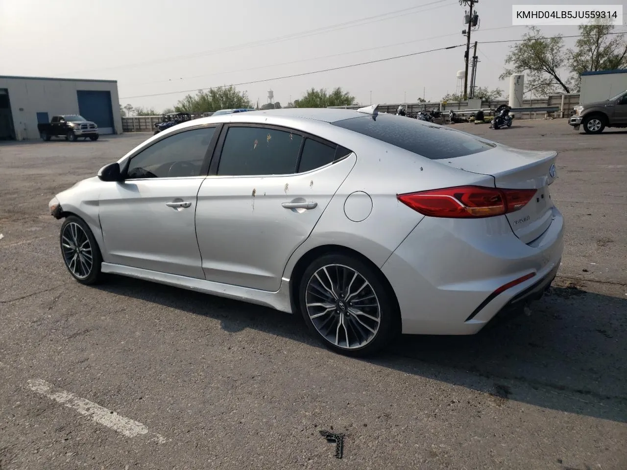 2018 Hyundai Elantra Sport VIN: KMHD04LB5JU559314 Lot: 64637774