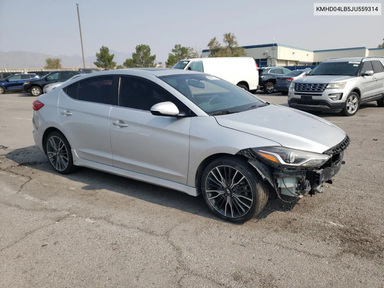 2018 Hyundai Elantra Sport VIN: KMHD04LB5JU559314 Lot: 64637774