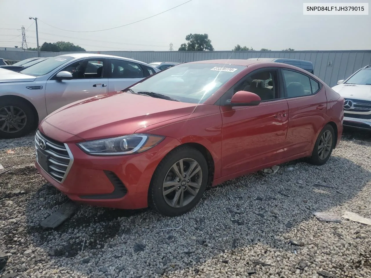 5NPD84LF1JH379015 2018 Hyundai Elantra Sel