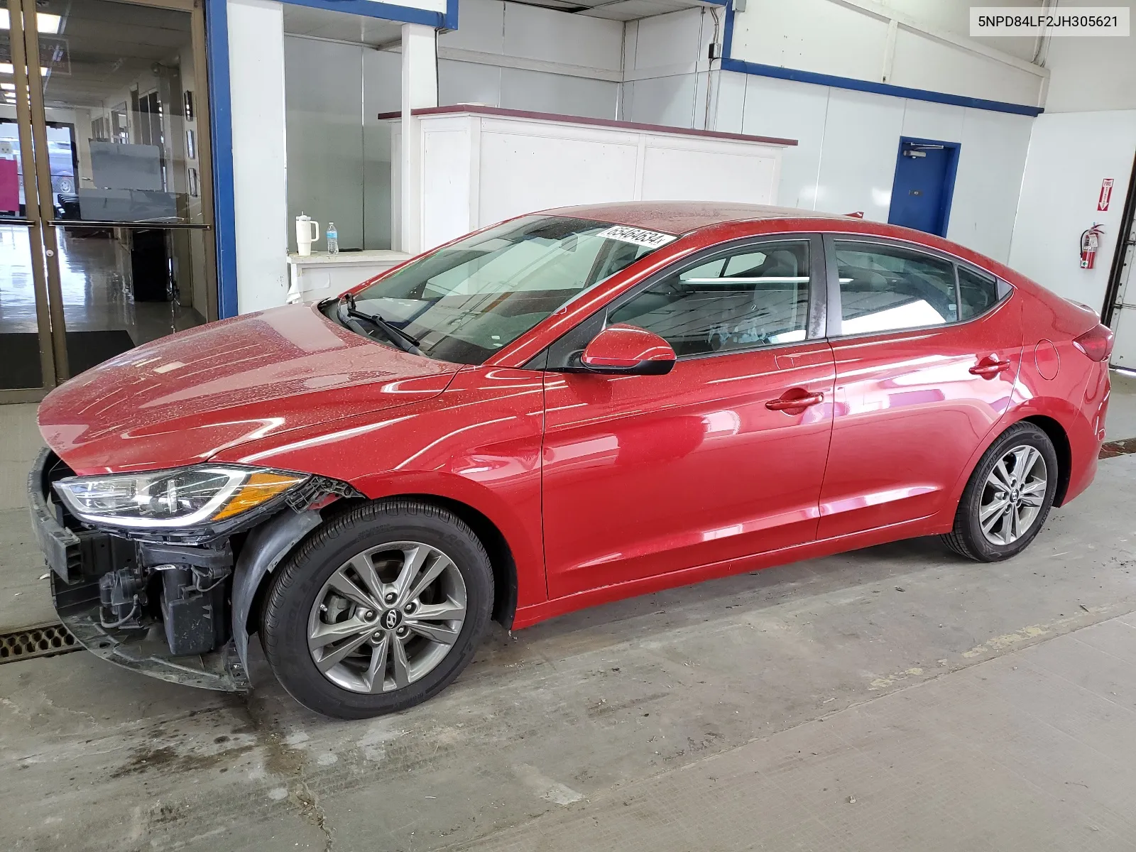 5NPD84LF2JH305621 2018 Hyundai Elantra Sel