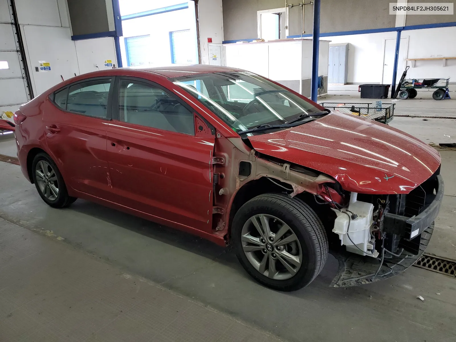 5NPD84LF2JH305621 2018 Hyundai Elantra Sel