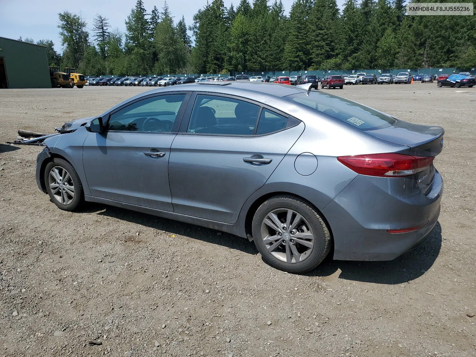 KMHD84LF8JU555236 2018 Hyundai Elantra Sel